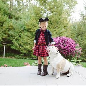 Nanos girls gingham dress